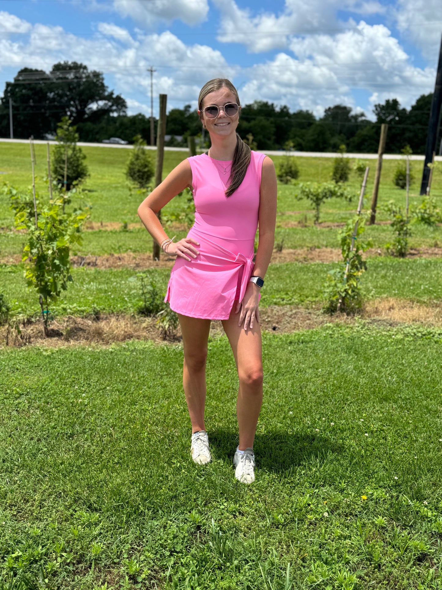 Tie Front Dress