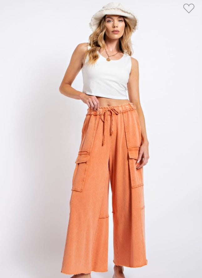 Wide Leg Cargo Pants