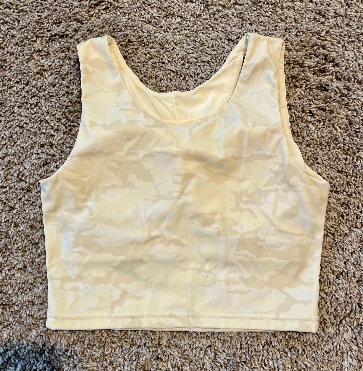 Pastel Camo Print Sports Bra