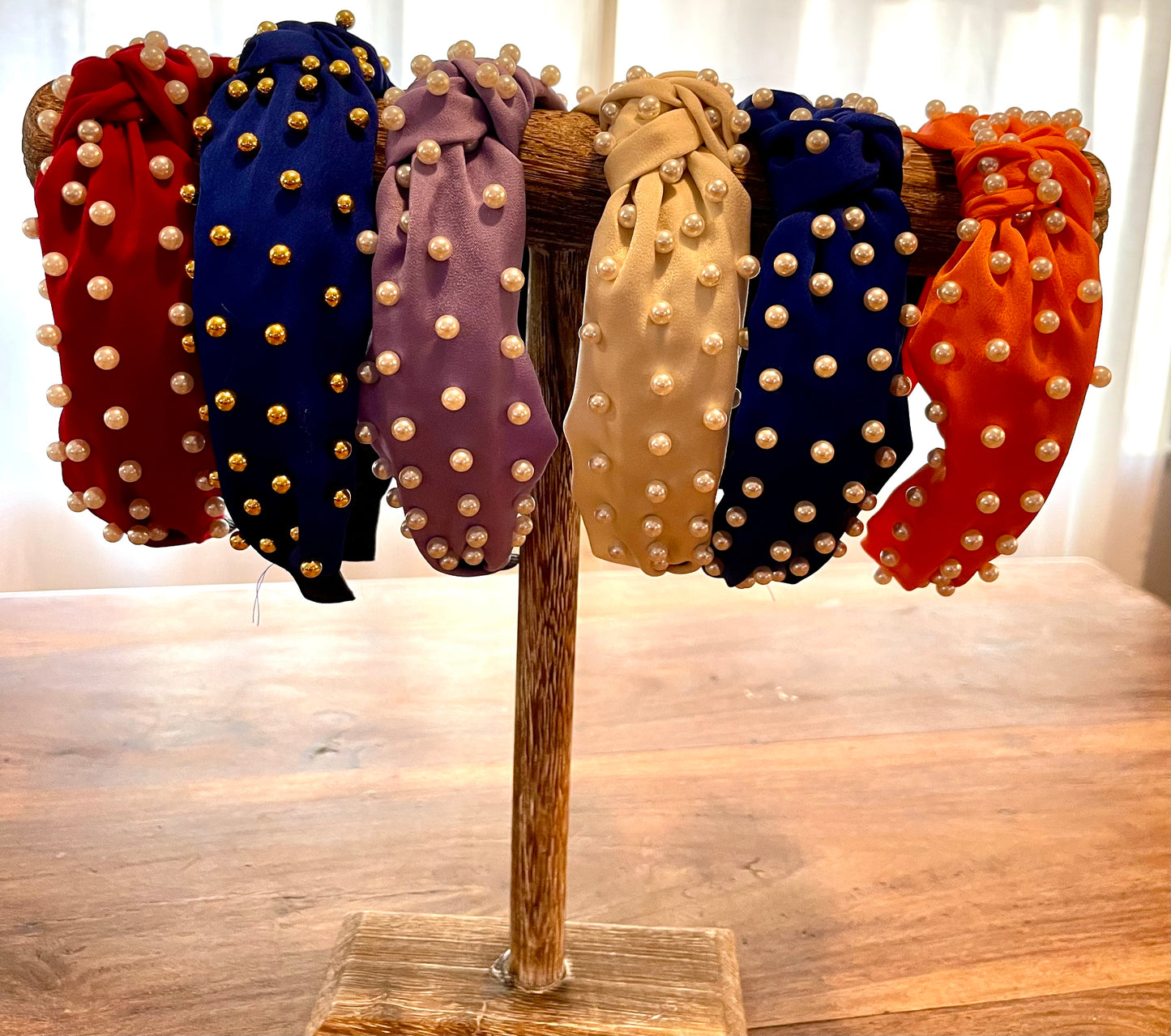 Knotted Jewel Bedazzled Headband