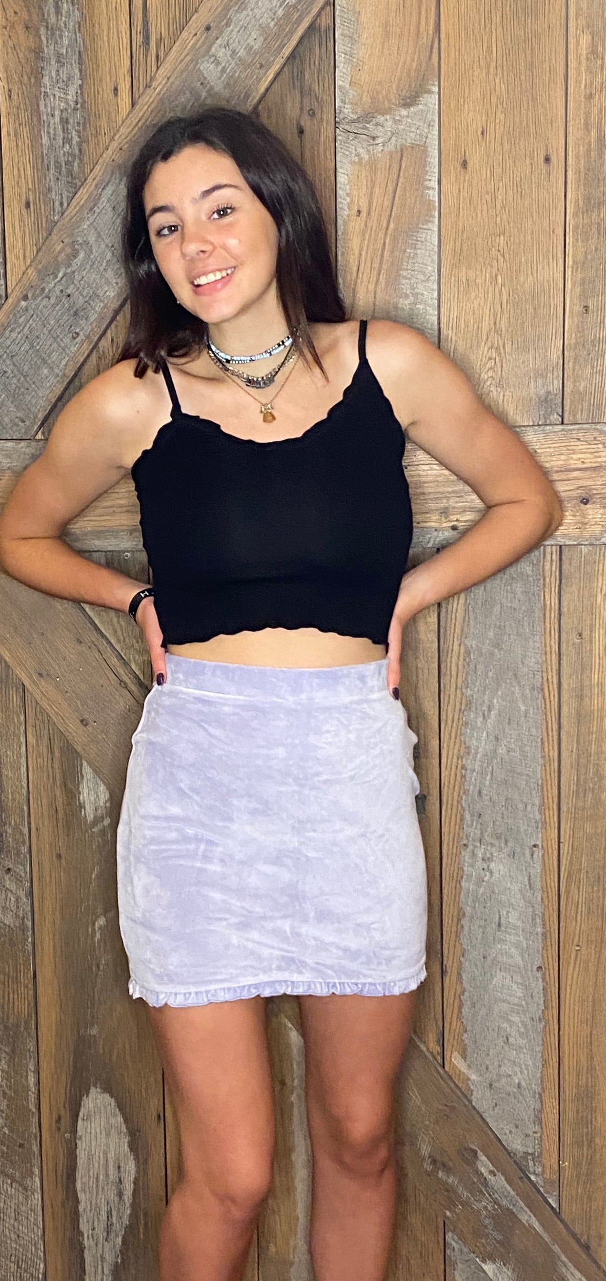 Milky Lavender Skirt