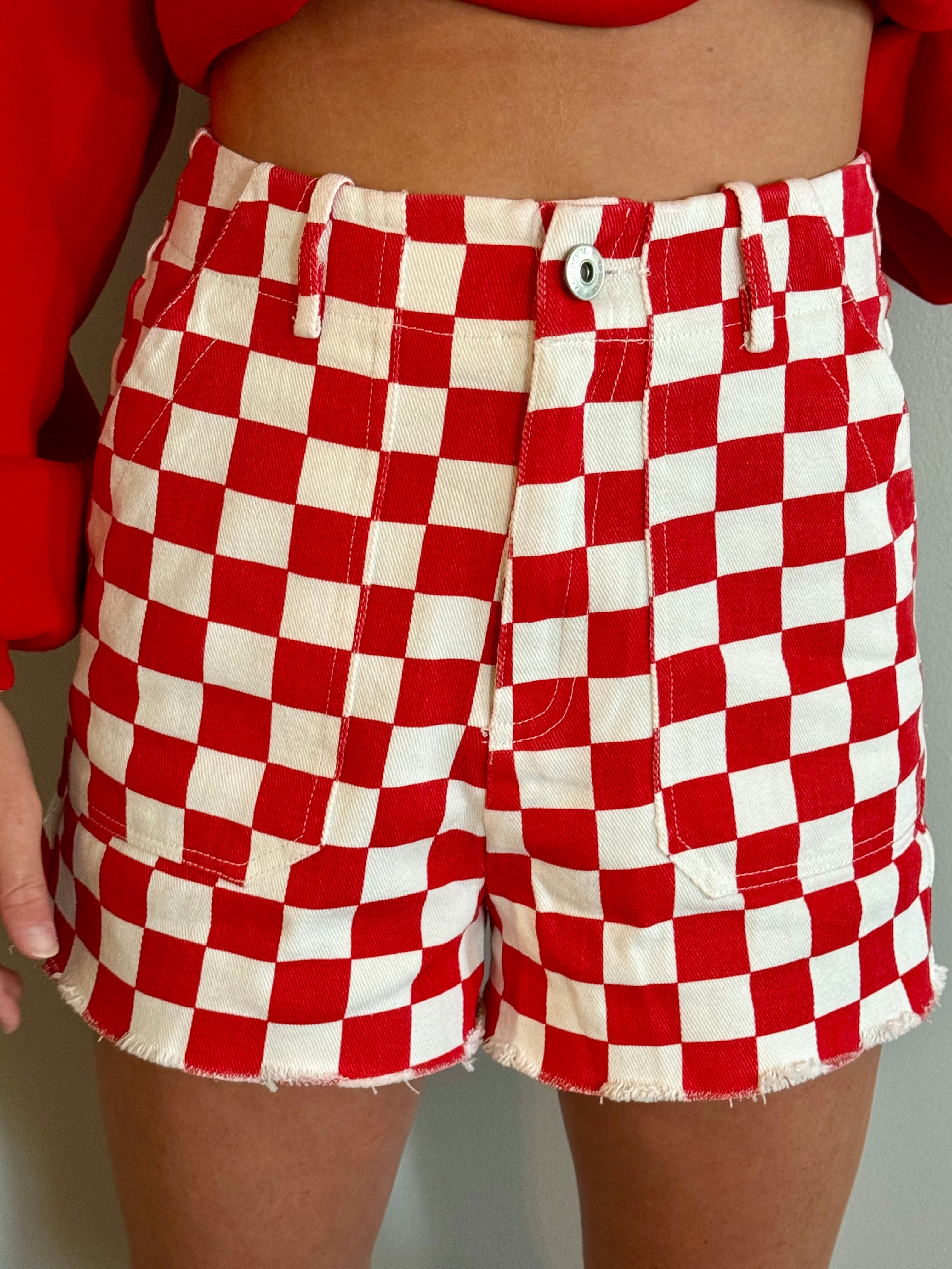 Checkerboard Short