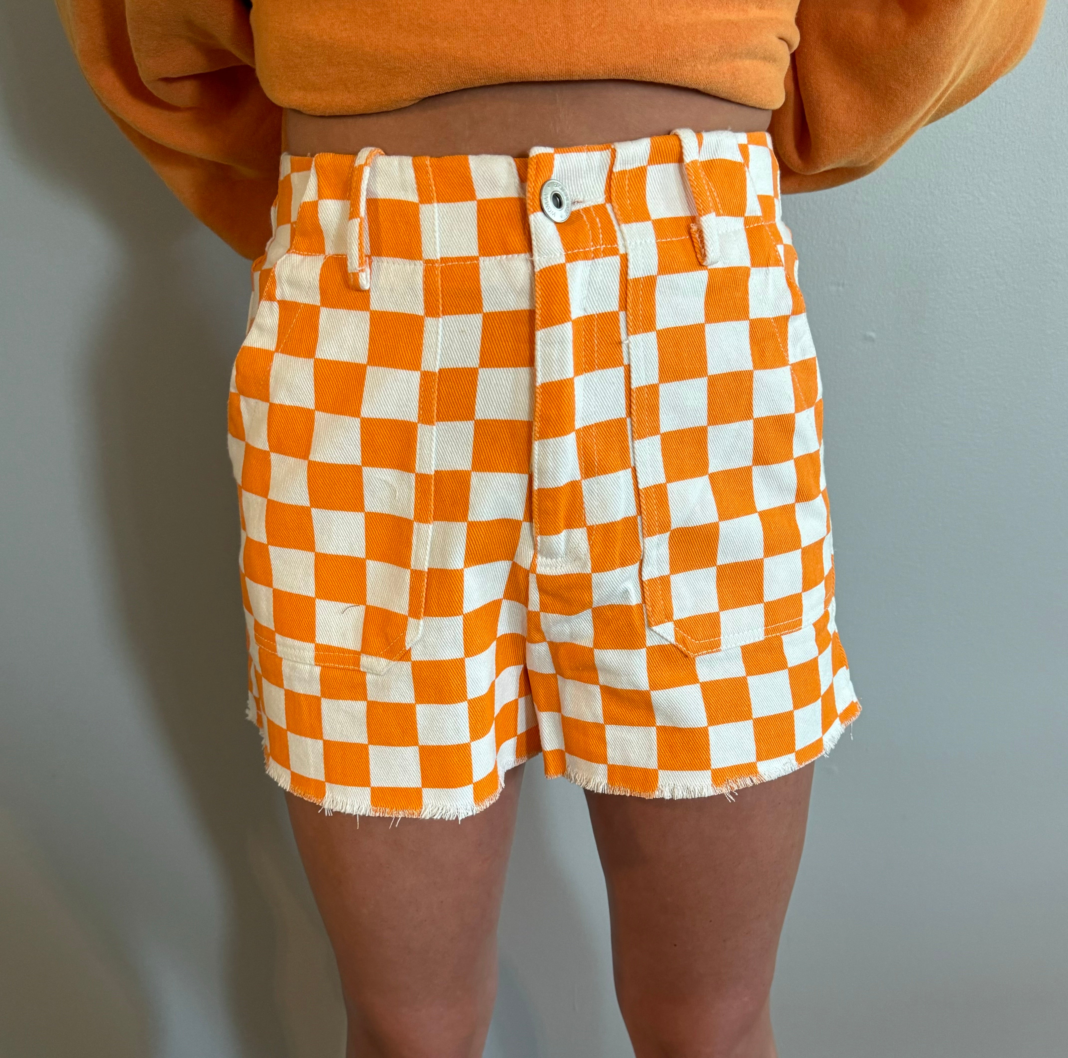 Checkerboard Short