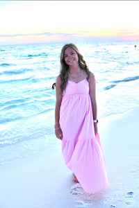 Pretty in Pink Maxi Dress