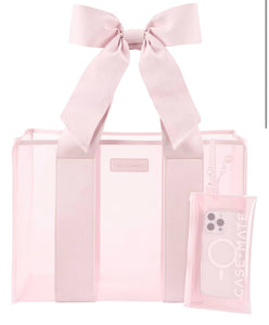 Bow Beach Tote with Phone Pouch