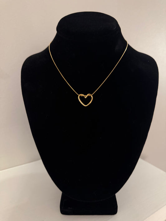 Open Heart Necklace