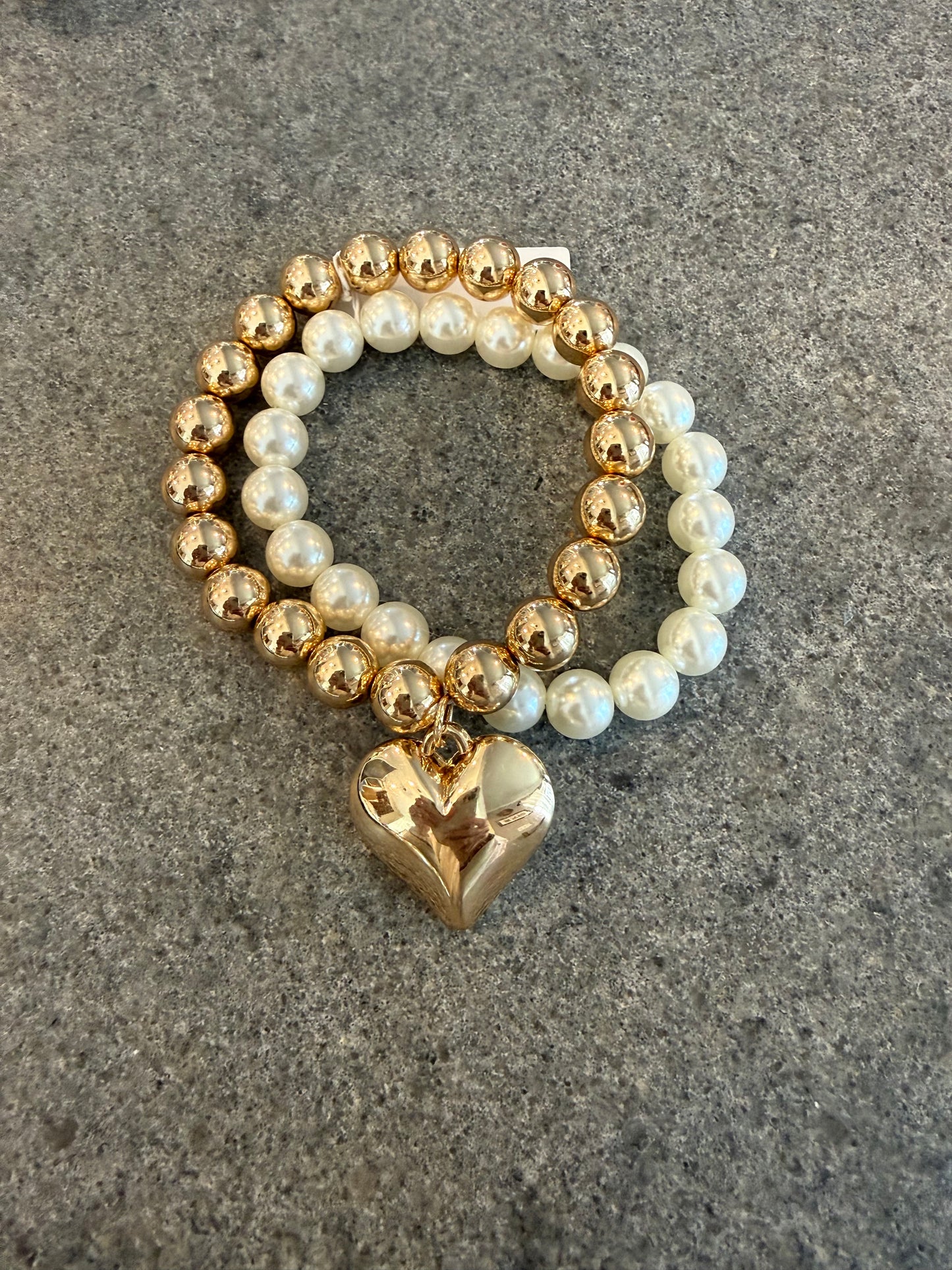 Hearts+Pearls Bracelets