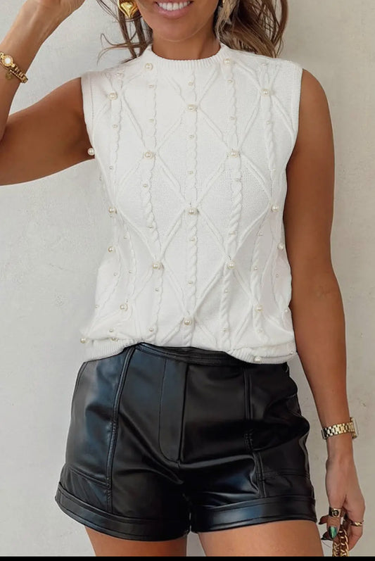 Pearly Girly Sweater Vest