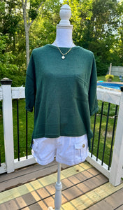 Sea Green Pocket Sweater