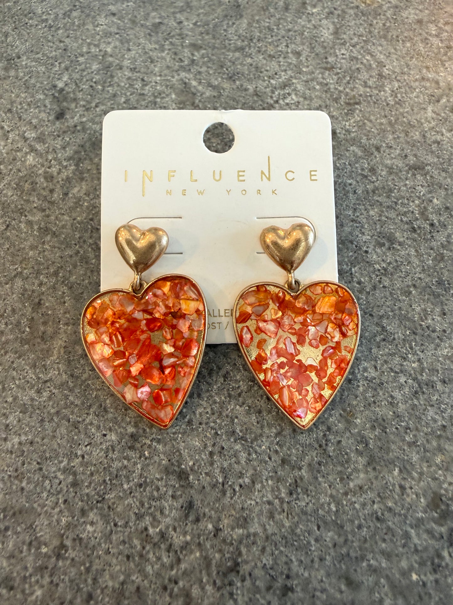 Stainglass Hearts Earrings