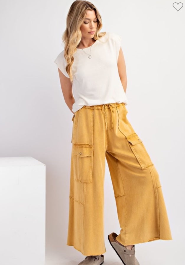 Wide Leg Cargo Pants