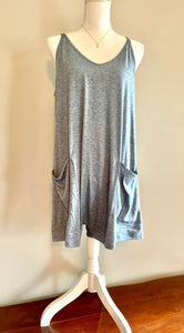 Knit Romper with Pockets
