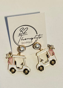 Golf Cart Earrings